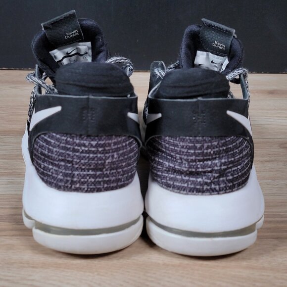 Nike Zoom KD 15 Oreo GS Shoes Size 7Y Black White Basketball Sneakers 918365-001 - Picture 5 of 8